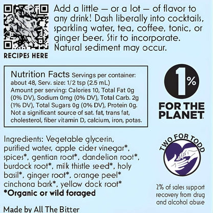 Aromatic Bitters - All the Bitter - No Alcohol