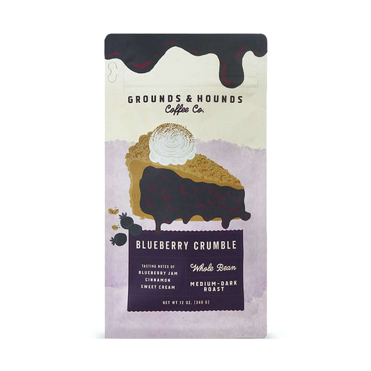 Blueberry Crumble Flavored Coffee - Medium Dark Roast