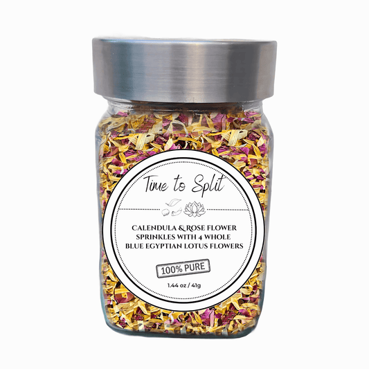 Calendula and Rose Sprinkles with Lotus Flowers