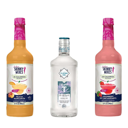 Clean T Tequila & Jordan's Natural Margarita Mixer Trio