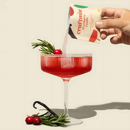 Craftmix Cranberry Vanilla Cocktail Mixer