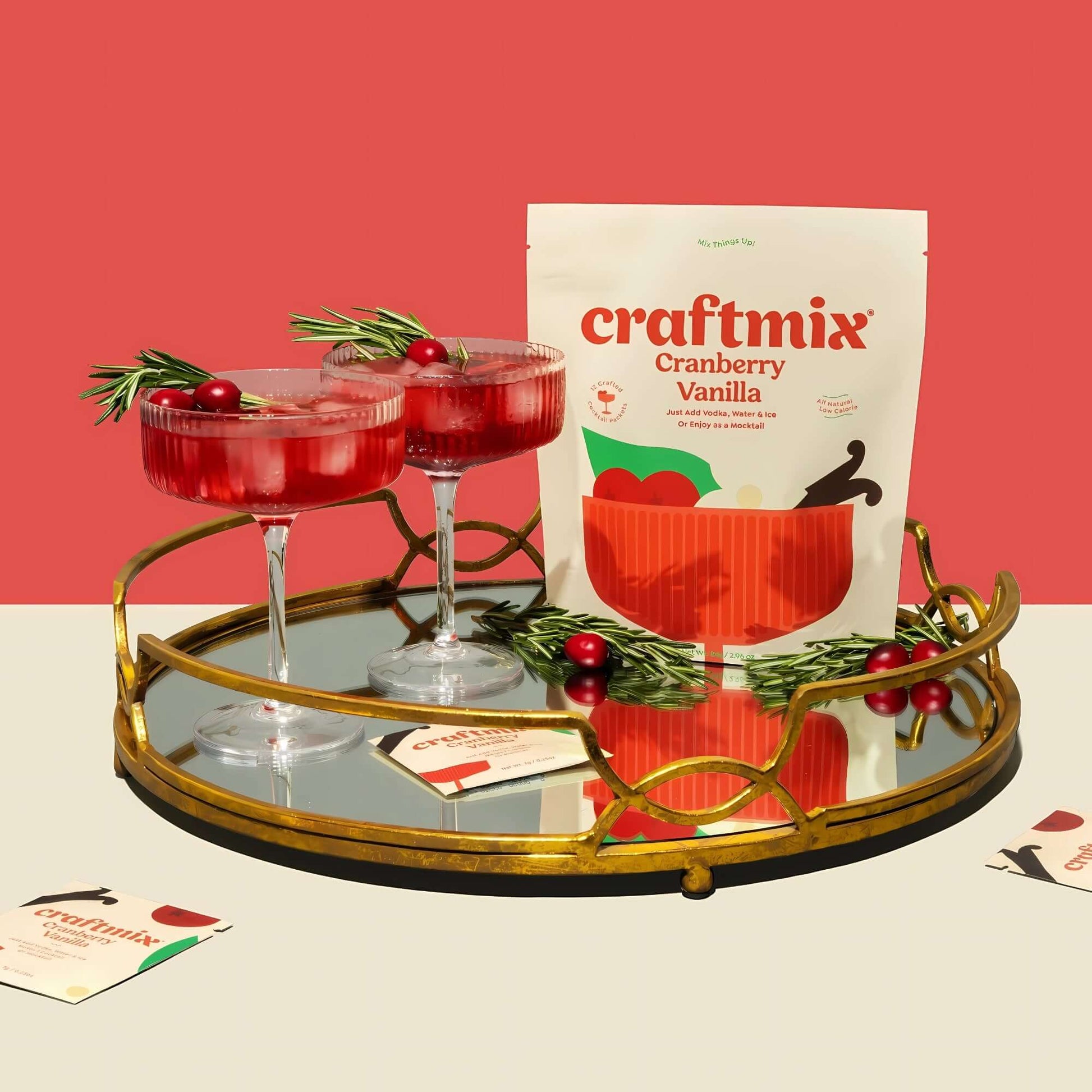 Craftmix Cranberry Vanilla Cocktail Mixer