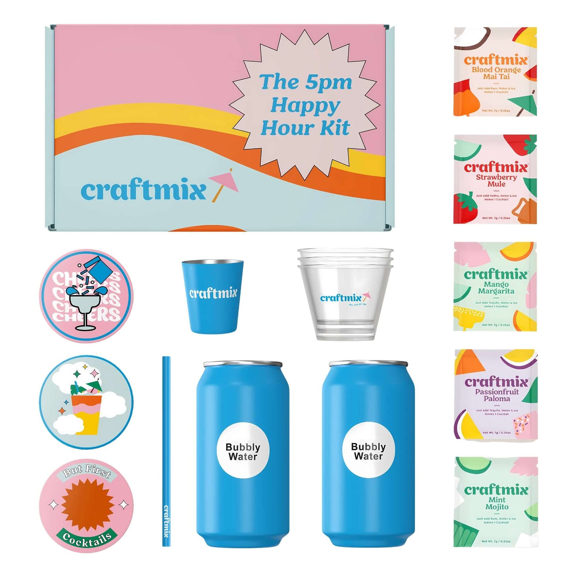 Craftmix 5PM Happy Hour Kit - For Cocktails / Mocktails