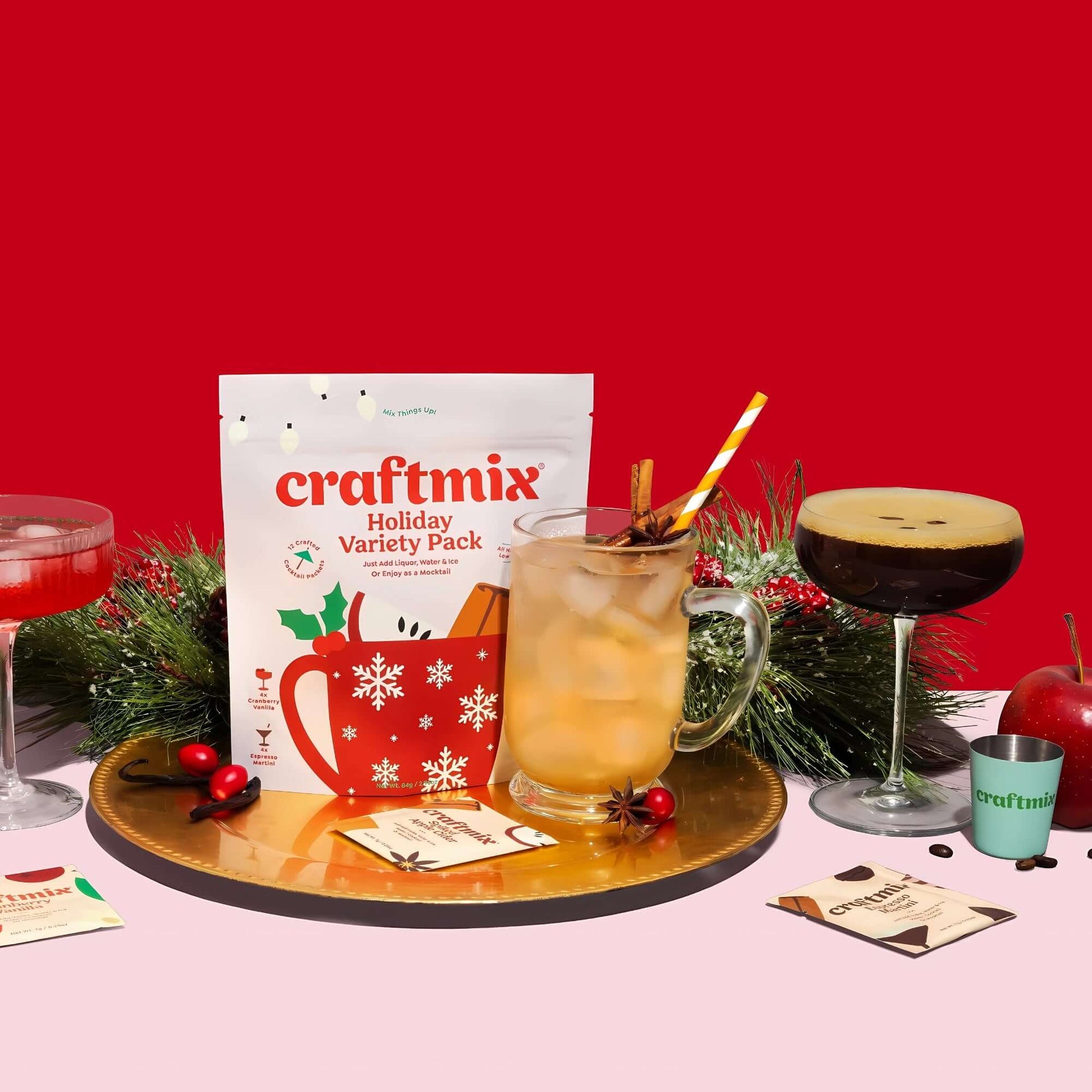 Craftmix Holiday Variety Pack Cocktail Mixers