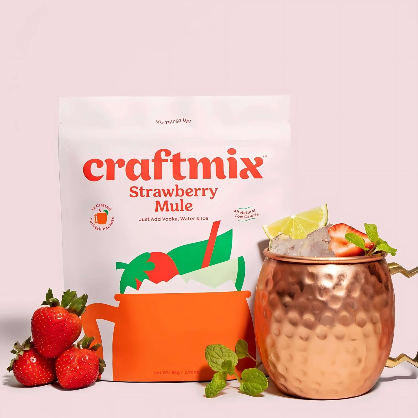 Craftmix Strawberry Mule Cocktail Mixer
