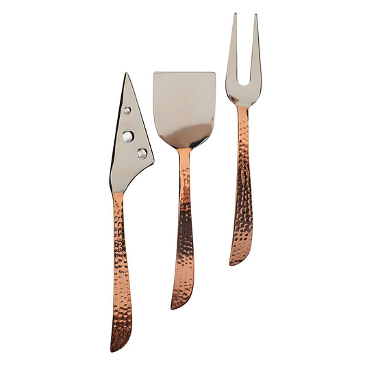 Cheese Servers With Hammered Handles - Fair Trade