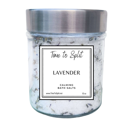 Time to Split Lavender Bath Salts