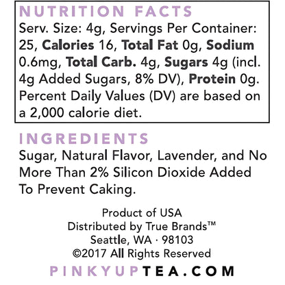 Pinky Up Lavender Sugar