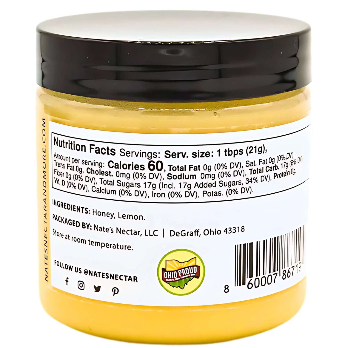 Nate's Nectar Lemon Creamed Honey