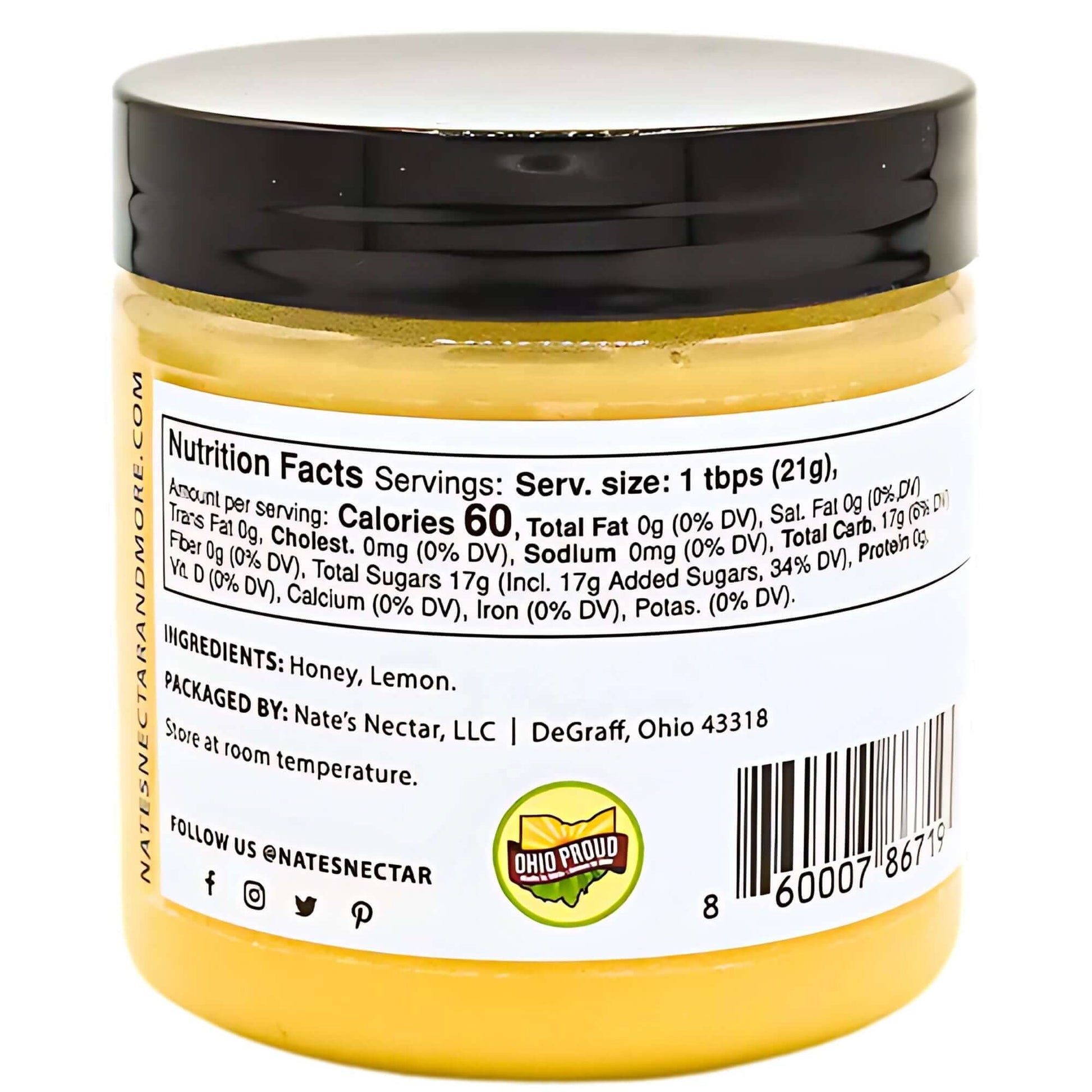 Nate's Nectar Lemon Creamed Honey