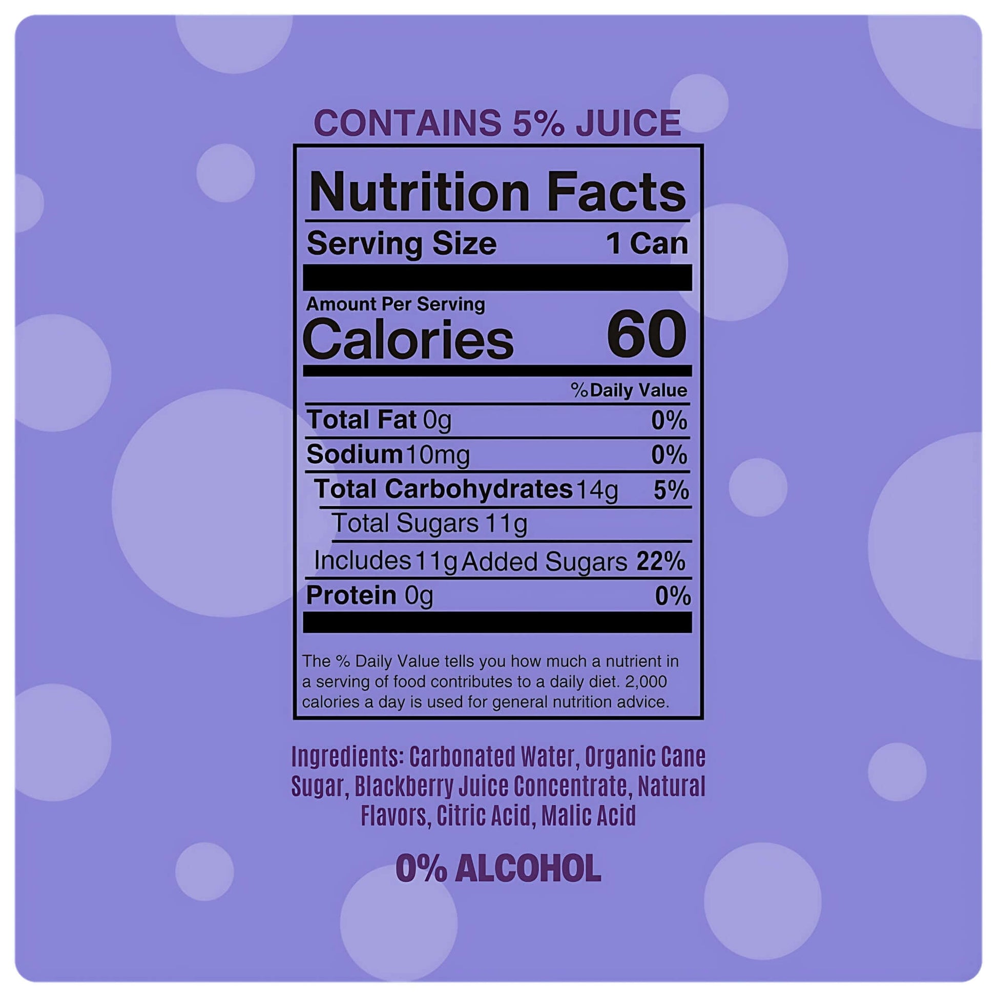 Blackberry Hibiscus Bellini Mocktail - Mingle