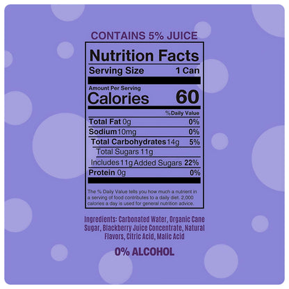 Blackberry Hibiscus Bellini Mocktail - Mingle