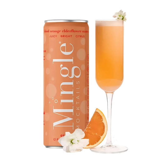Mimosa - Blood Orange Elderflower Mocktail - Mingle