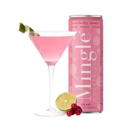 Cranberry Cosmo Mocktail - Mingle