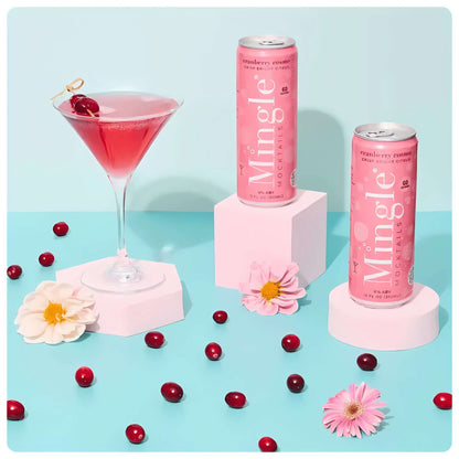 Cranberry Cosmo Mocktail - Mingle