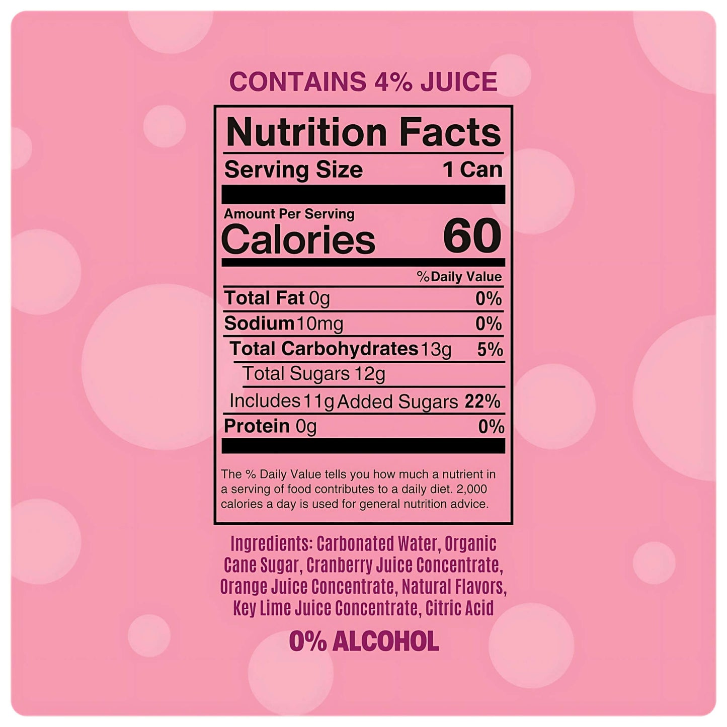 Cranberry Cosmo Mocktail - Mingle