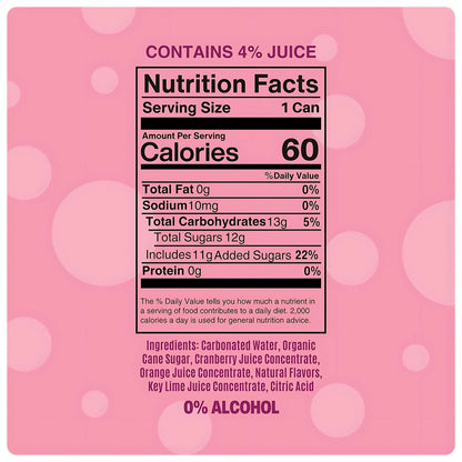 Cranberry Cosmo Mocktail - Mingle