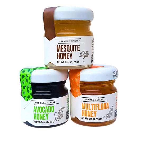 Mini Honey Trio - Mesquite, Avocado, & Wildflower