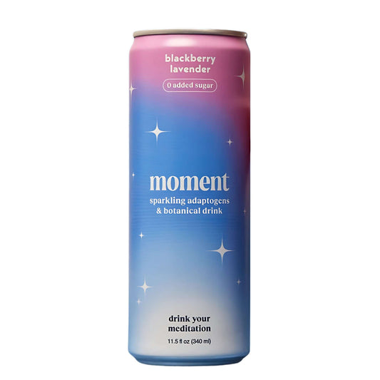Blackberry Lavender Botanical Soda By Moment