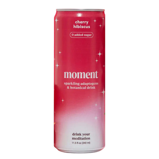 Cherry Hibiscus Sparkling Mocktail By Moment