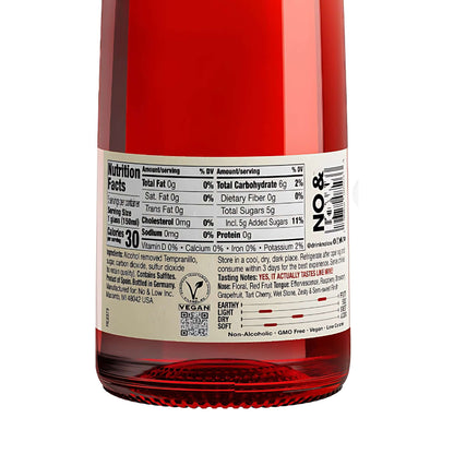 No & Low Non-Alcoholic Sparkling Rosé Wine