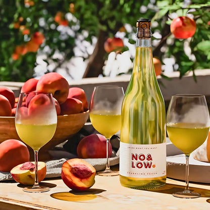 Non-Alcoholic Sparkling Peach Wine - No & Low