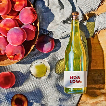 Non-Alcoholic Sparkling Peach Wine - No & Low
