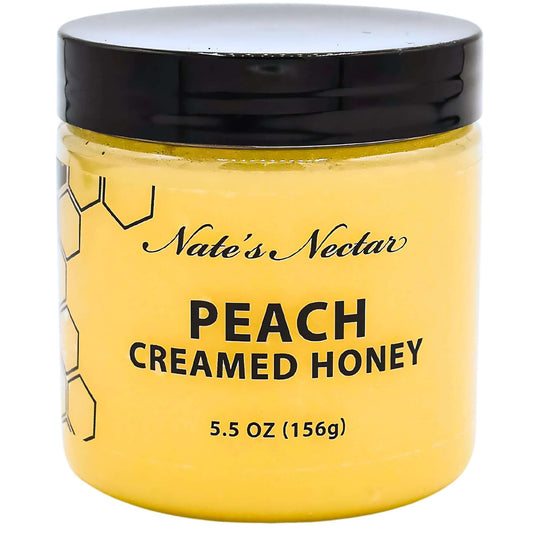 Nate's Nectar Peach Creamed Honey