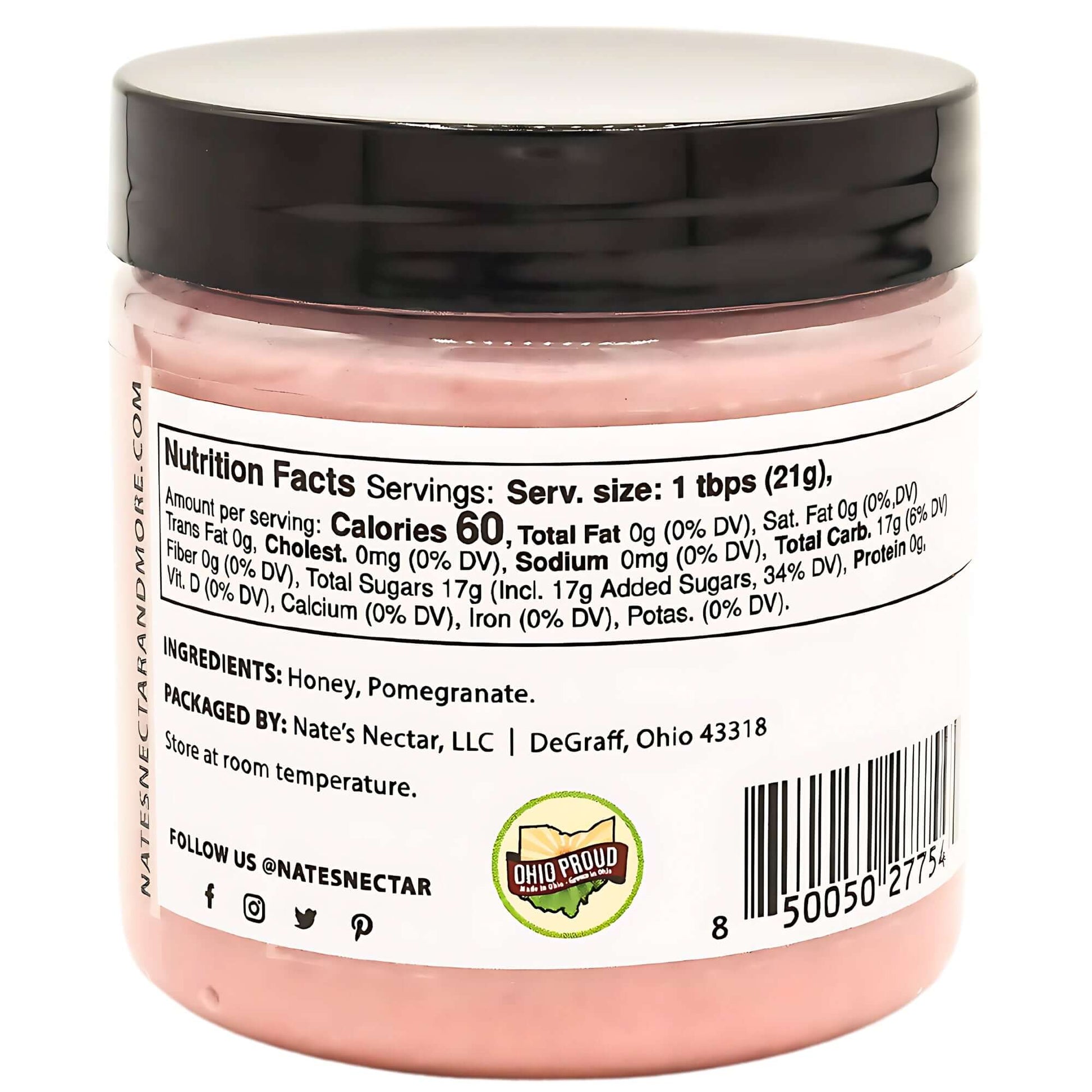 Nate's Nectar Pomegranate Creamed Honey