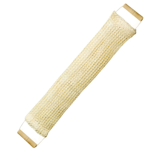 Sisal Exfoliating Body Strap with Bamboo Handle