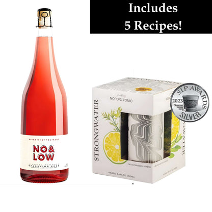 NA Sparkling Rosé Wine & Nordic Tonic Duo