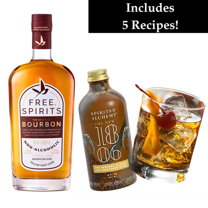 Free Spirits Bourbon & 1806 Old Fashioned Mixer Duo