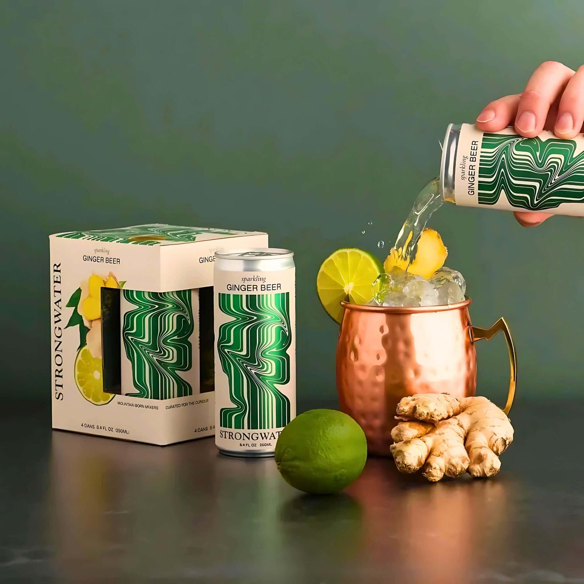 Ginger Beer - 4 Can Pack - Strongwater