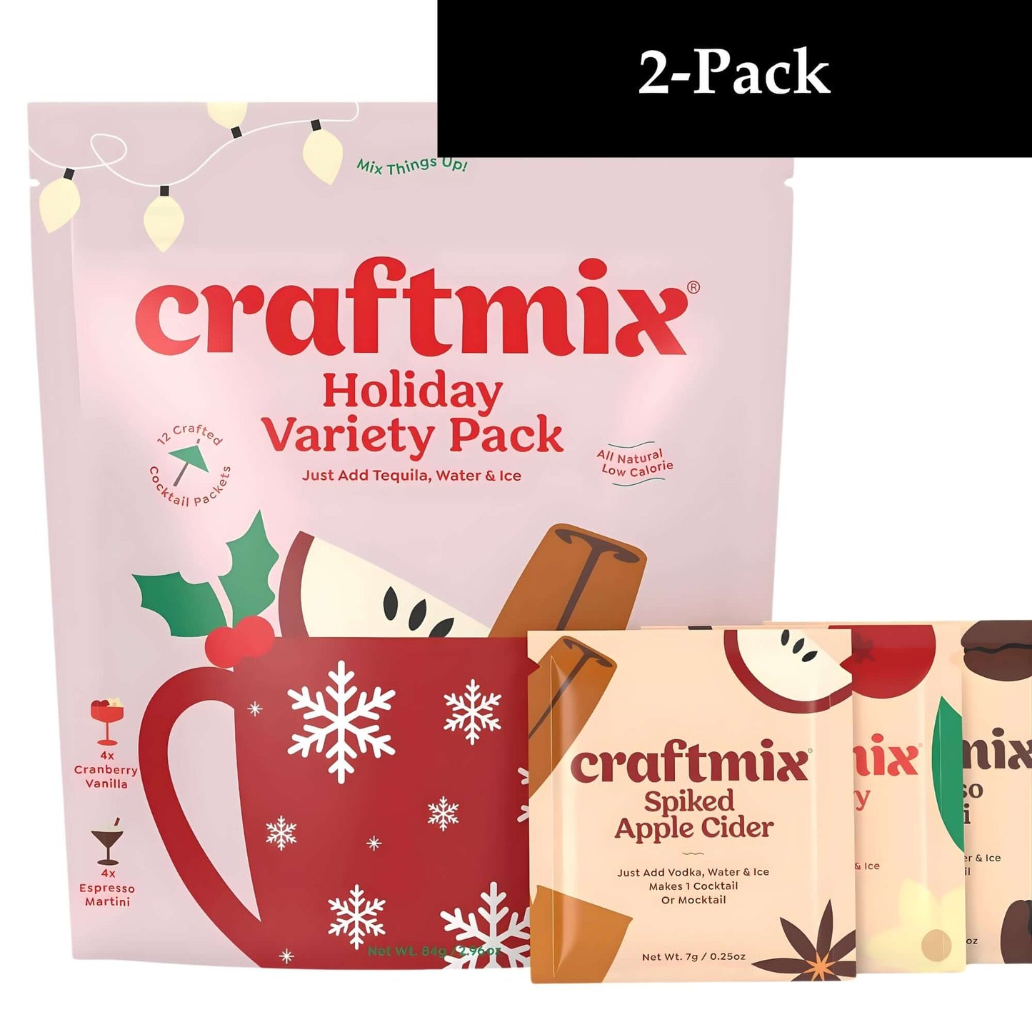 2-Pack Holiday Variety Cocktail Mixers - Craftmix