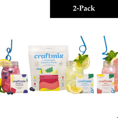 Craftmix Lemonade Variety Pack Cocktail Mixers