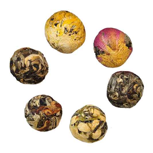 Blooming White Tea Balls - 6 Kinds