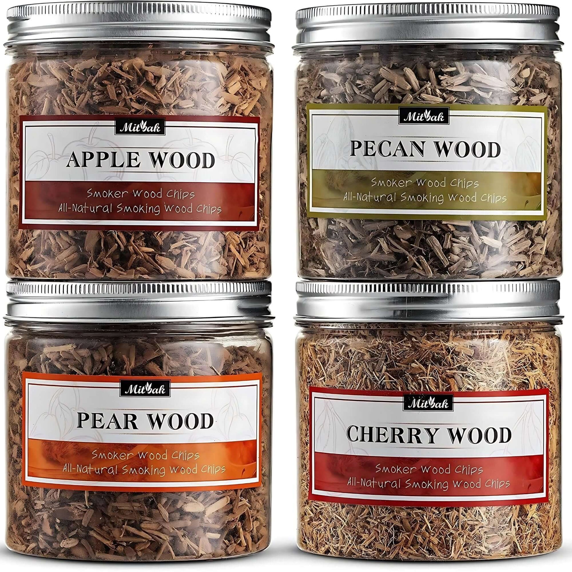 Wood Chips for Smoking Gun - 4 Pack