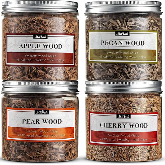 Wood Chips for Smoking Gun - 4 Pack