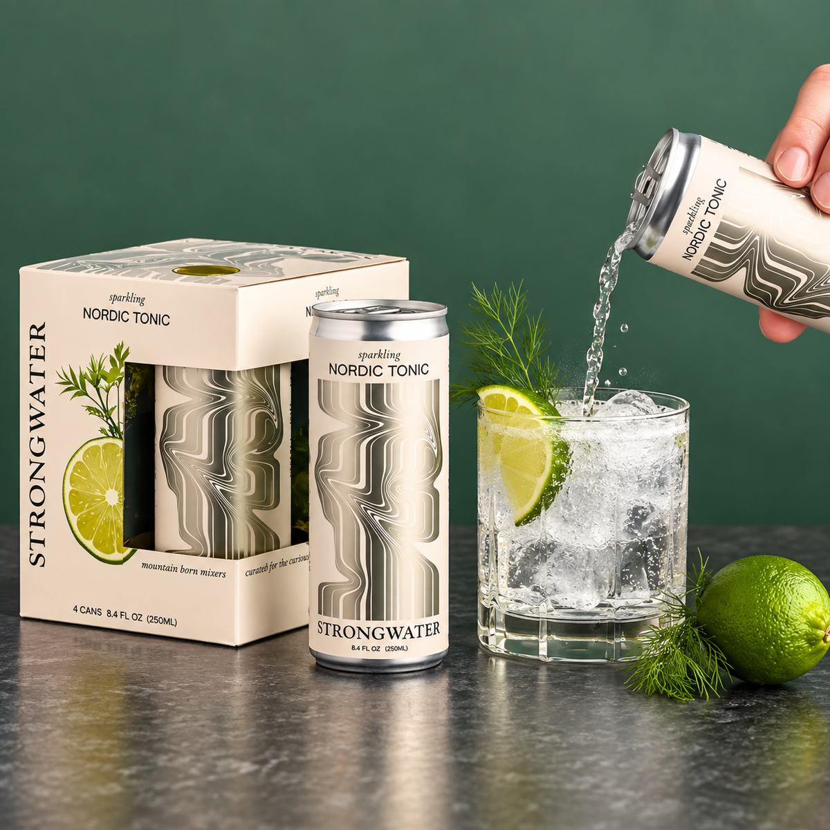 Nordic Tonic - 4 Can Pack - Strongwater